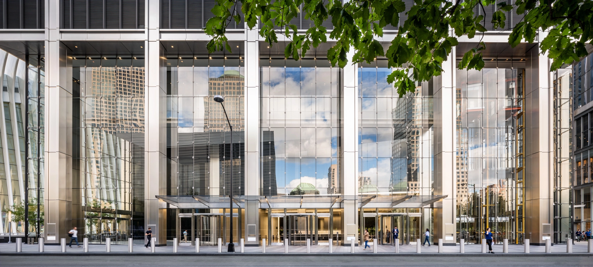 Building entrance at 3 World Trade Center